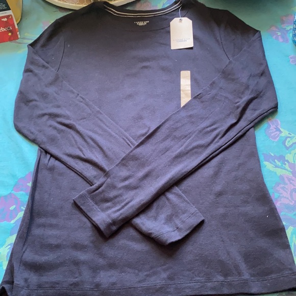 Land’s End Canvas Black Long Sleeve Tee L - Picture 9 of 9